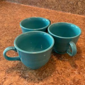Fiestaware Turquoise Mugs - Fiesta
